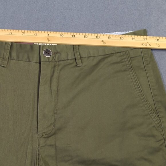 Perk Pants Men's 35x30 Green Feel Good Chino Slim Stretch Casual 5 Pocket - Picture 5 of 10